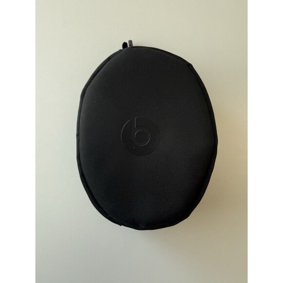 BEATS by Dr. Dre Headphone Soft Carrying Travel Replacement Case Pouch All Black - Picture 1 of 8